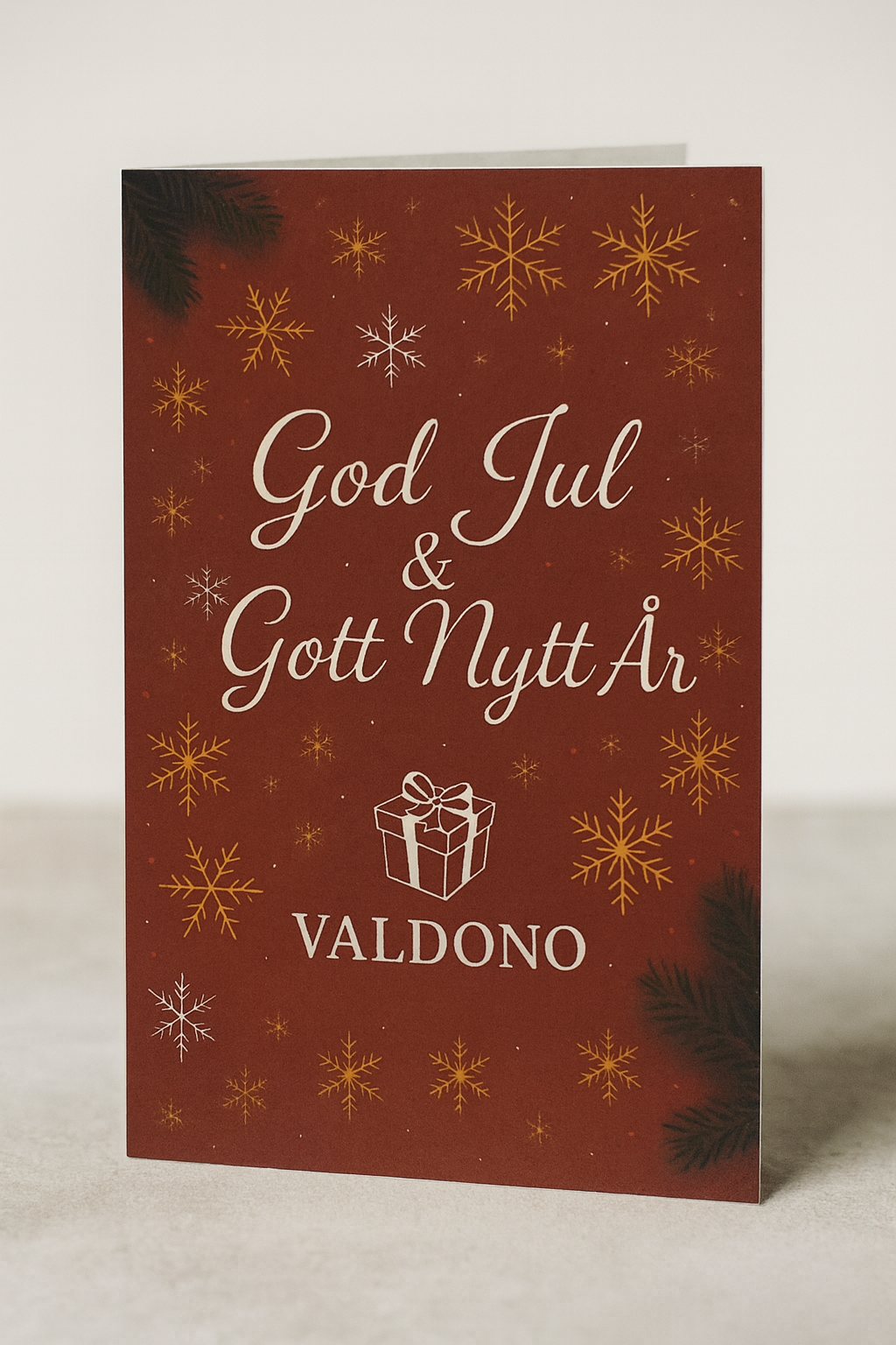 Julkort (din egen text)